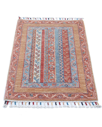 Shaal 2' 0" X 3' 0" Hand Knotted Wool Rug 2' 0" X 3' 0" (61 X 91) / Multi / Wool