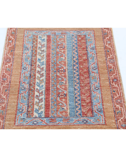 Shaal 2' 0" X 3' 0" Hand Knotted Wool Rug 2' 0" X 3' 0" (61 X 91) / Multi / Wool
