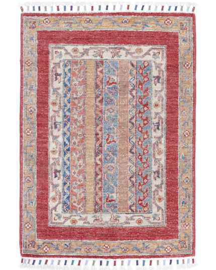 Shaal 1' 11" X 2' 9" Hand Knotted Wool Rug 1' 11" X 2' 9" (59 X 84) / Multi / Wool