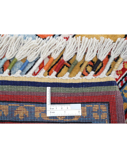 Shaal 2' 0" X 2' 11" Hand Knotted Wool Rug 2' 0" X 2' 11" (61 X 89) / Red / Wool