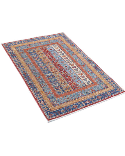 Shaal 2' 9" X 4' 2" Hand Knotted Wool Rug 2' 9" X 4' 2" (84 X 127) / Multi / Wool