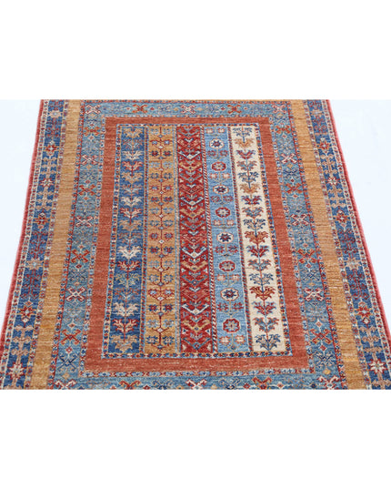 Shaal 2' 9" X 4' 2" Hand Knotted Wool Rug 2' 9" X 4' 2" (84 X 127) / Multi / Wool