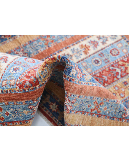 Shaal 2' 9" X 4' 2" Hand Knotted Wool Rug 2' 9" X 4' 2" (84 X 127) / Multi / Wool