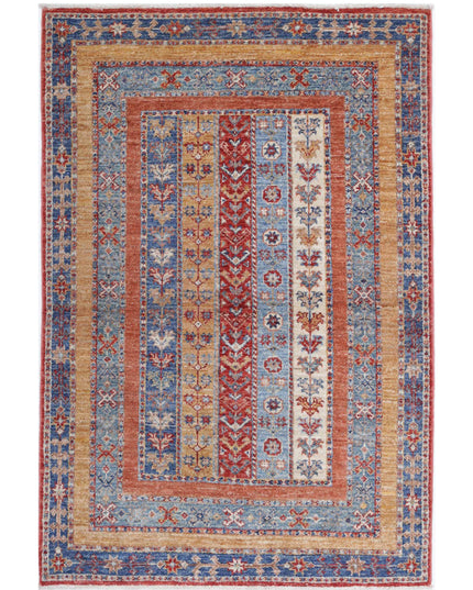 Shaal 2' 9" X 4' 2" Hand Knotted Wool Rug 2' 9" X 4' 2" (84 X 127) / Multi / Wool