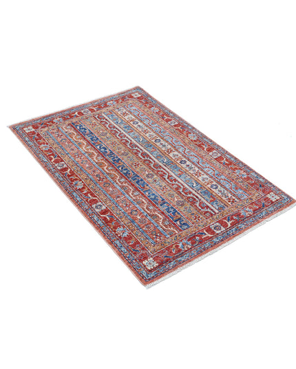 Shaal 2' 8" X 3' 11" Hand Knotted Wool Rug 2' 8" X 3' 11" (81 X 119) / Multi / Wool