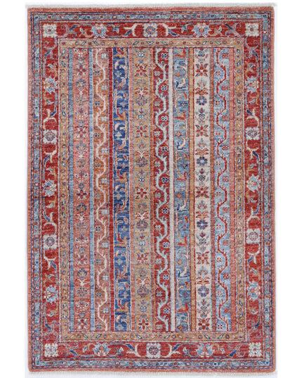 Shaal 2' 8" X 3' 11" Hand Knotted Wool Rug 2' 8" X 3' 11" (81 X 119) / Multi / Wool