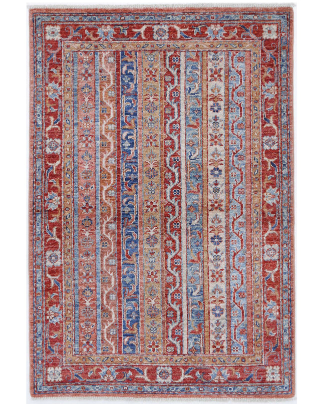 Shaal 2' 8" X 3' 11" Hand Knotted Wool Rug 2' 8" X 3' 11" (81 X 119) / Multi / Wool