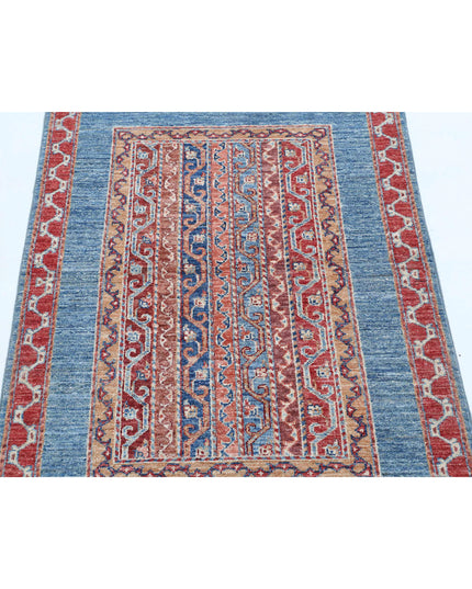 Shaal 2' 9" X 3' 10" Hand Knotted Wool Rug 2' 9" X 3' 10" (84 X 117) / Multi / Wool