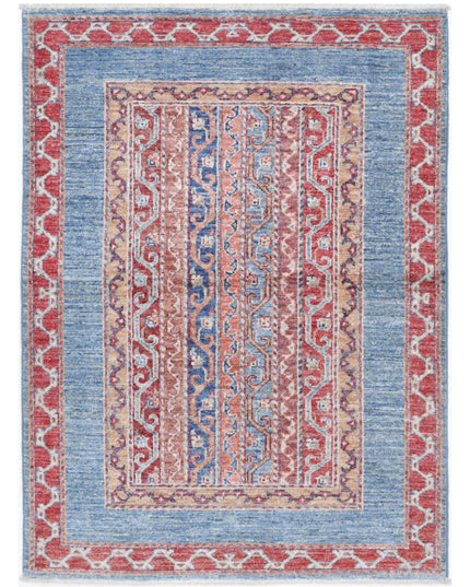 Shaal 2' 9" X 3' 10" Hand Knotted Wool Rug 2' 9" X 3' 10" (84 X 117) / Multi / Wool
