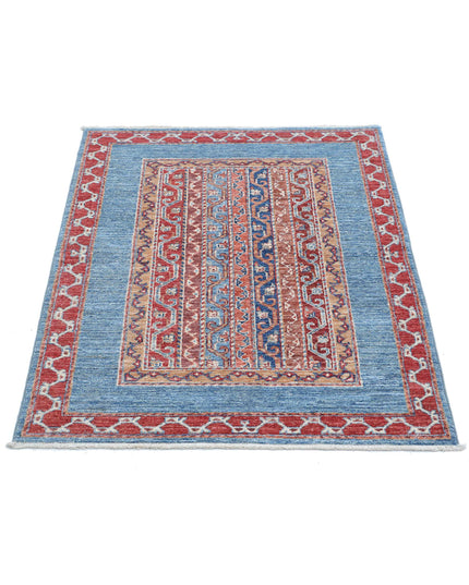 Shaal 2' 10" X 3' 9" Hand Knotted Wool Rug 2' 10" X 3' 9" (86 X 114) / Multi / Wool