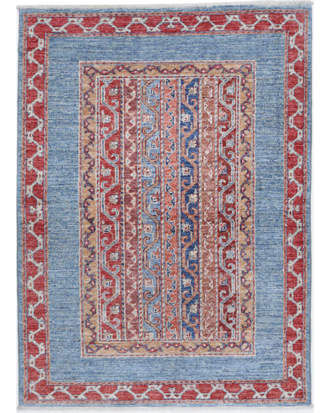 Shaal 2' 10" X 3' 9" Hand Knotted Wool Rug 2' 10" X 3' 9" (86 X 114) / Multi / Wool