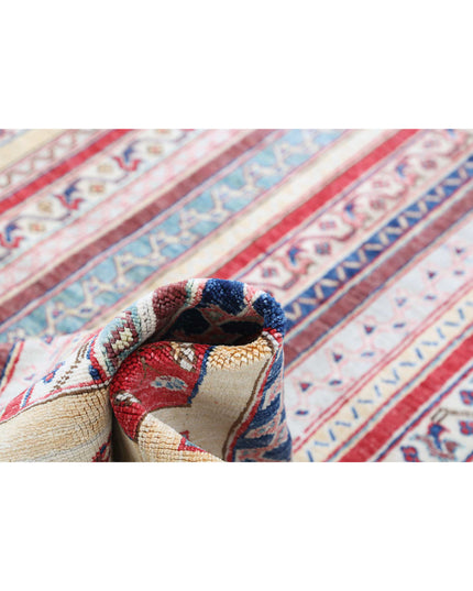 Shaal 4' 11" X 6' 4" Hand Knotted Wool Rug 4' 11" X 6' 4" (150 X 193) / Multi / Wool