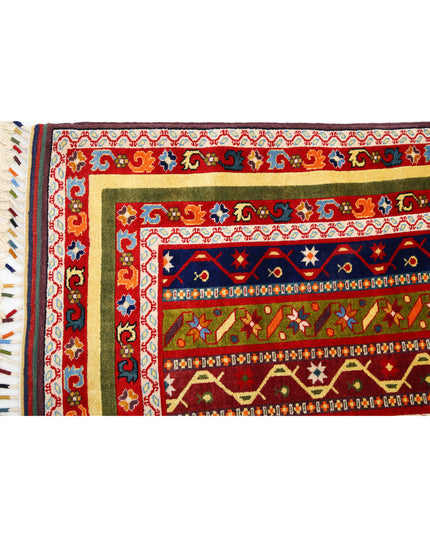 Shaal 6' 5" X 9' 7" Hand Knotted Wool Rug 6' 5" X 9' 7" (196 X 292) / Multi / Wool