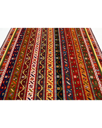Shaal 6' 7" X 10' 0" Hand Knotted Wool Rug 6' 7" X 10' 0" (201 X 305) / Multi / Wool