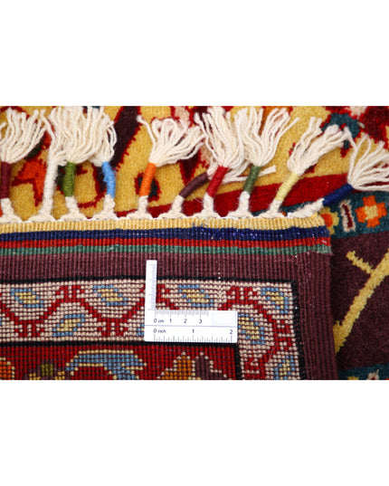 Shaal 6' 7" X 10' 0" Hand Knotted Wool Rug 6' 7" X 10' 0" (201 X 305) / Multi / Wool