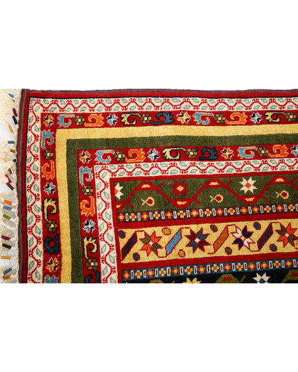 Shaal 5' 0" X 7' 9" Hand Knotted Wool Rug 5' 0" X 7' 9" (152 X 236) / Multi / Wool