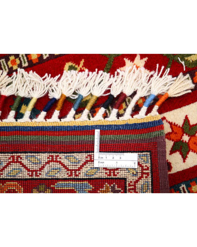 Shaal 5' 0" X 7' 9" Hand Knotted Wool Rug 5' 0" X 7' 9" (152 X 236) / Multi / Wool