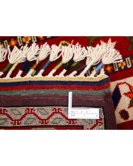 Shaal 5' 1" X 7' 5" Hand Knotted Wool Rug 5' 1" X 7' 5" (155 X 226) / Multi / Wool