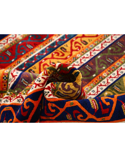 Shaal 4' 5" X 6' 3" Hand Knotted Wool Rug 4' 5" X 6' 3" (135 X 191) / Multi / Wool