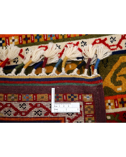 Shaal 4' 6" X 6' 4" Hand Knotted Wool Rug 4' 6" X 6' 4" (137 X 193) / Multi / Wool