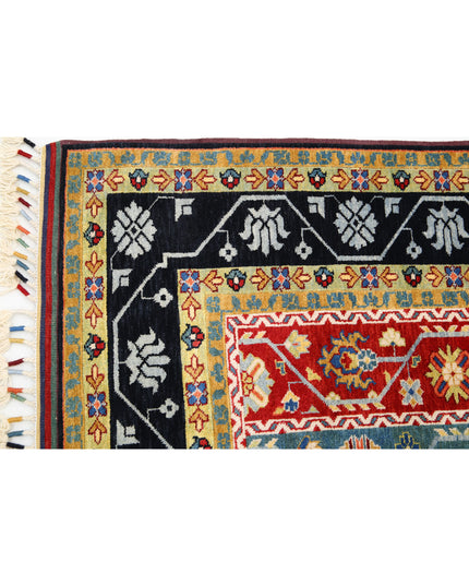 Shaal 5' 1" X 6' 11" Hand Knotted Wool Rug 5' 1" X 6' 11" (155 X 211) / Multi / Wool