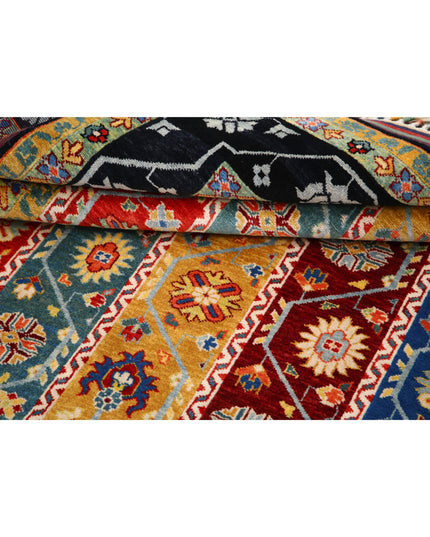 Shaal 5' 1" X 6' 11" Hand Knotted Wool Rug 5' 1" X 6' 11" (155 X 211) / Multi / Wool