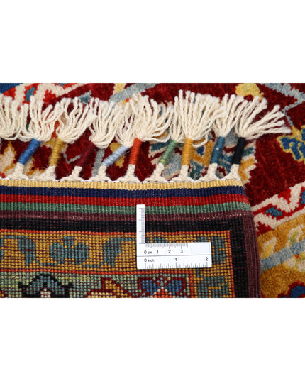 Shaal 5' 1" X 6' 11" Hand Knotted Wool Rug 5' 1" X 6' 11" (155 X 211) / Multi / Wool