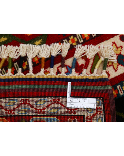 Shaal 4' 5" X 6' 2" Hand Knotted Wool Rug 4' 5" X 6' 2" (135 X 188) / Multi / Wool