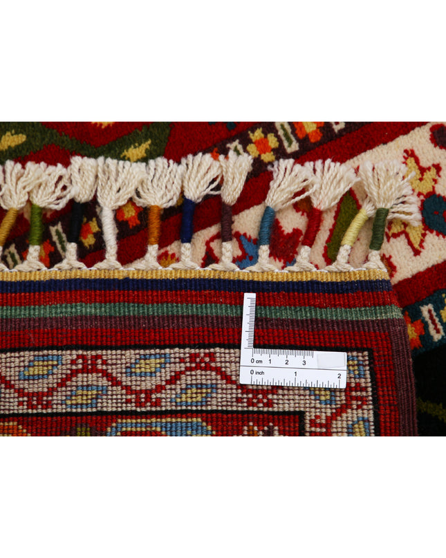 Shaal 4' 5" X 6' 2" Hand Knotted Wool Rug 4' 5" X 6' 2" (135 X 188) / Multi / Wool