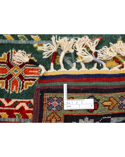 Shaal 4' 1" X 6' 6" Hand Knotted Wool Rug 4' 1" X 6' 6" (124 X 198) / Multi / Wool