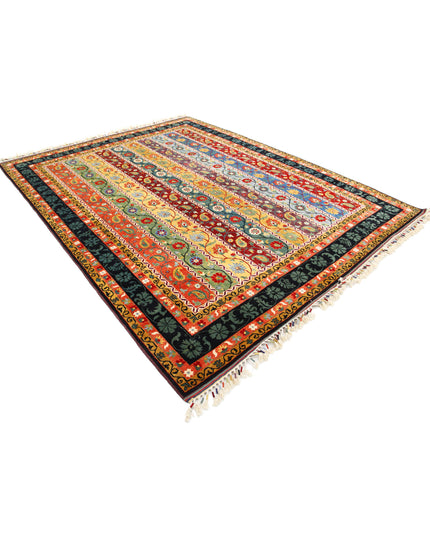 Shaal 8' 0" X 10' 5" Hand Knotted Wool Rug 8' 0" X 10' 5" (244 X 318) / Multi / Wool