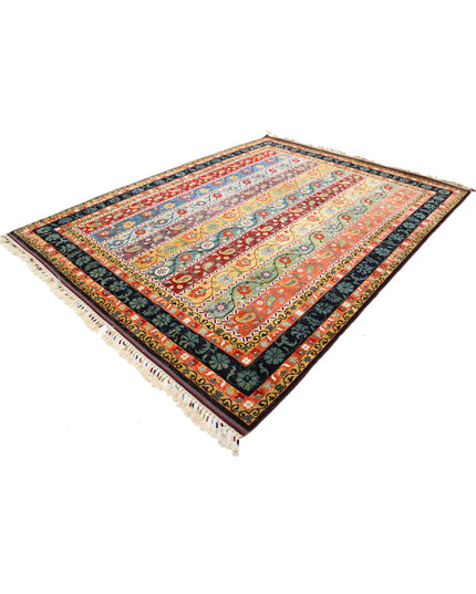 Shaal 8' 0" X 10' 5" Hand Knotted Wool Rug 8' 0" X 10' 5" (244 X 318) / Multi / Wool