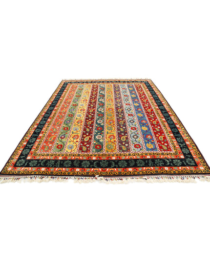 Shaal 8' 0" X 10' 5" Hand Knotted Wool Rug 8' 0" X 10' 5" (244 X 318) / Multi / Wool