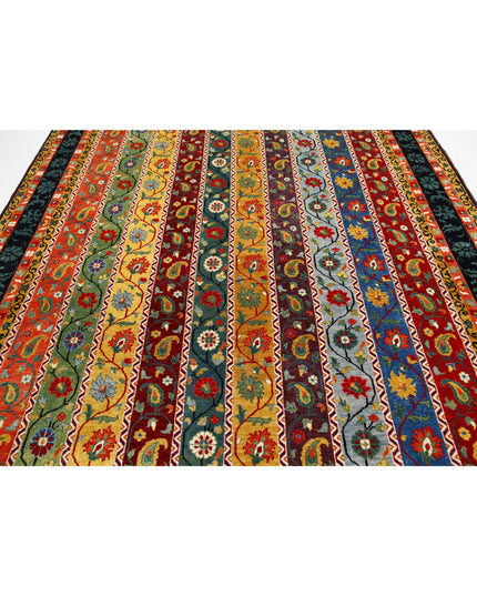 Shaal 8' 0" X 10' 5" Hand Knotted Wool Rug 8' 0" X 10' 5" (244 X 318) / Multi / Wool
