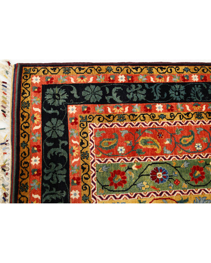 Shaal 8' 0" X 10' 5" Hand Knotted Wool Rug 8' 0" X 10' 5" (244 X 318) / Multi / Wool