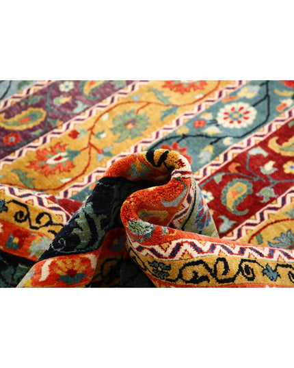 Shaal 8' 0" X 10' 5" Hand Knotted Wool Rug 8' 0" X 10' 5" (244 X 318) / Multi / Wool