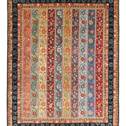 Shaal 8' 0" X 10' 5" Hand Knotted Wool Rug 8' 0" X 10' 5" (244 X 318) / Multi / Wool