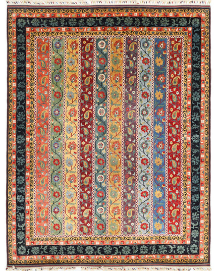 Shaal 8' 0" X 10' 5" Hand Knotted Wool Rug 8' 0" X 10' 5" (244 X 318) / Multi / Wool