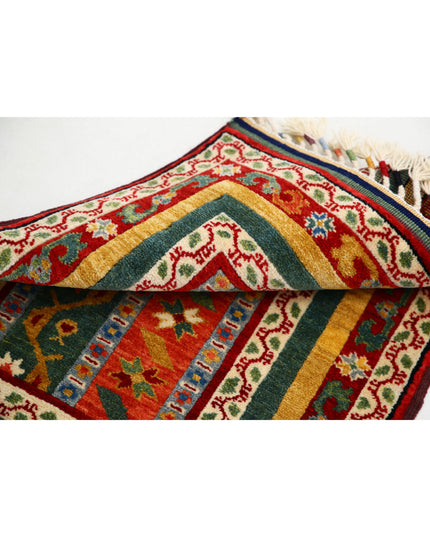 Shaal 2' 1" X 2' 8" Hand Knotted Wool Rug 2' 1" X 2' 8" (63 X 81) / Multi / Wool