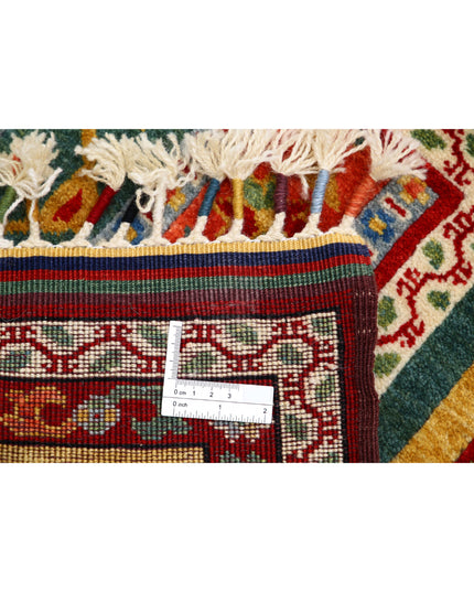 Shaal 2' 1" X 2' 8" Hand Knotted Wool Rug 2' 1" X 2' 8" (63 X 81) / Multi / Wool