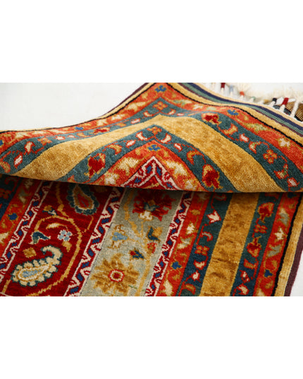 Shaal 2' 1" X 3' 1" Hand Knotted Wool Rug 2' 1" X 3' 1" (63 X 94) / Multi / Wool