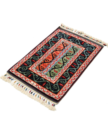 Shaal 2' 0" X 3' 1" Hand Knotted Wool Rug 2' 0" X 3' 1" (61 X 94) / Multi / Wool