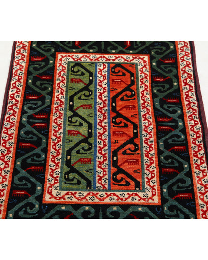 Shaal 2' 0" X 3' 1" Hand Knotted Wool Rug 2' 0" X 3' 1" (61 X 94) / Multi / Wool