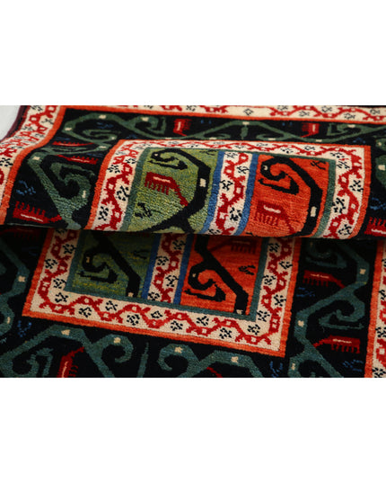 Shaal 2' 0" X 3' 1" Hand Knotted Wool Rug 2' 0" X 3' 1" (61 X 94) / Multi / Wool