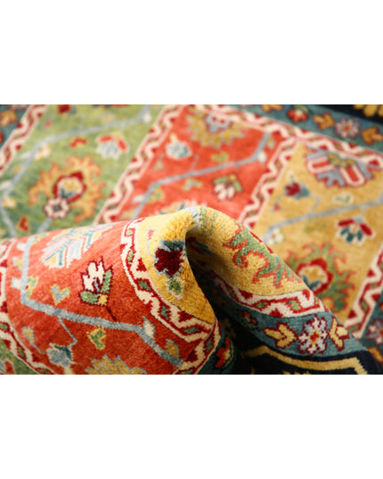 Shaal 3' 2" X 4' 3" Hand Knotted Wool Rug 3' 2" X 4' 3" (97 X 130) / Multi / Wool