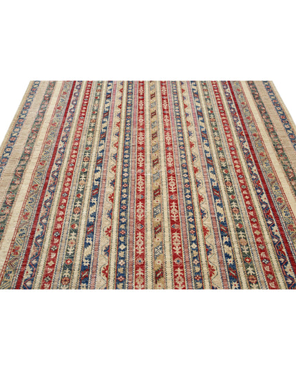 Shaal 6' 9" X 9' 7" Hand Knotted Wool Rug 6' 9" X 9' 7" (206 X 292) / Multi / Wool