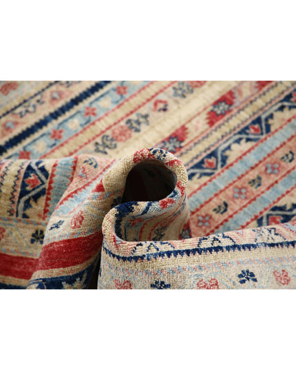 Shaal 4' 10" X 6' 7" Hand Knotted Wool Rug 4' 10" X 6' 7" (147 X 201) / Multi / Wool