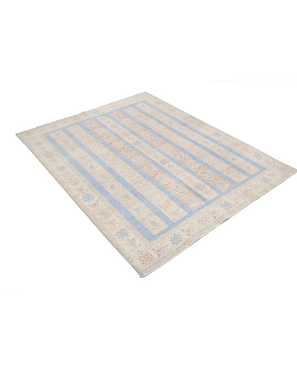 Shaal 4' 9" X 6' 0" Hand Knotted Wool Rug 4' 9" X 6' 0" (145 X 183) / Multi / Wool