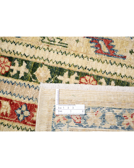 Shaal 4' 10" X 6' 6" Hand Knotted Wool Rug 4' 10" X 6' 6" (147 X 198) / Ivory / Wool