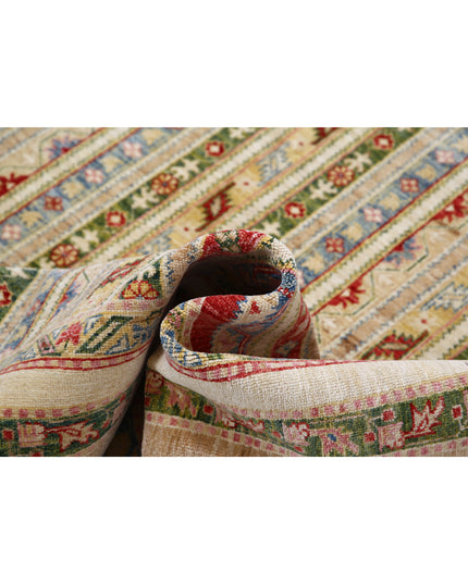 Shaal 6' 9" X 9' 9" Hand Knotted Wool Rug 6' 9" X 9' 9" (206 X 297) / Multi / Wool